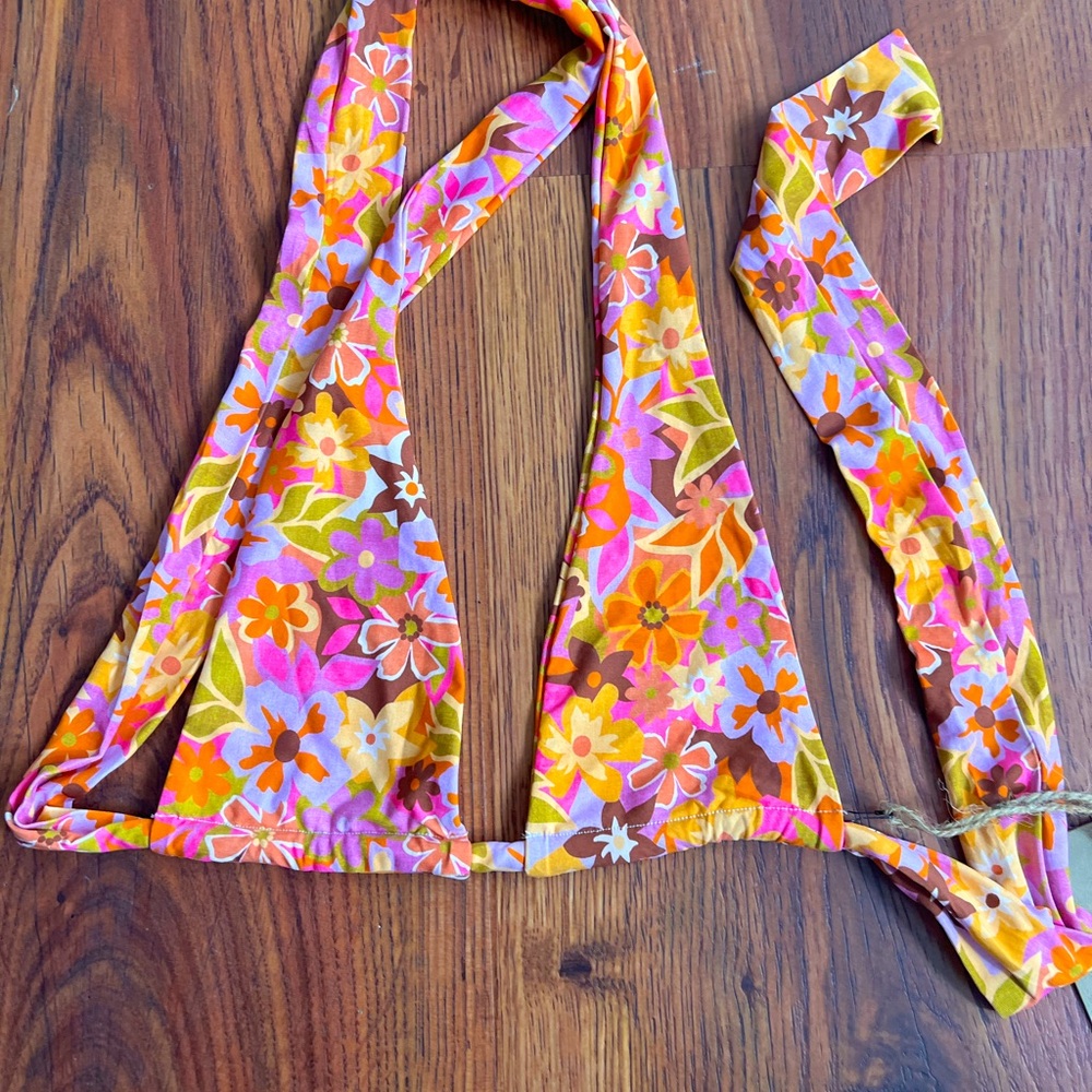 NWT stone fox swim Rico top